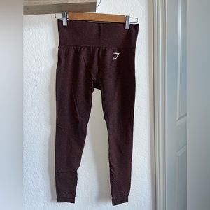 Brown Marl seamless Gymshark leggings